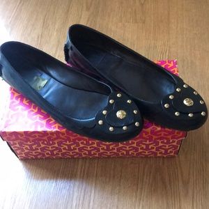 Tory Burch, 9.5, Heart Ballet Flat, Vegan Leather